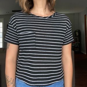 American Eagle Cropped Sweater T-Shirt